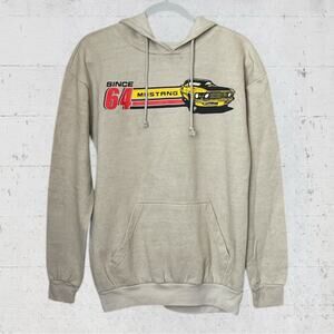 Ford Mustang Graphic Hoodie Size Small America’s Favorite Sports Car 1964